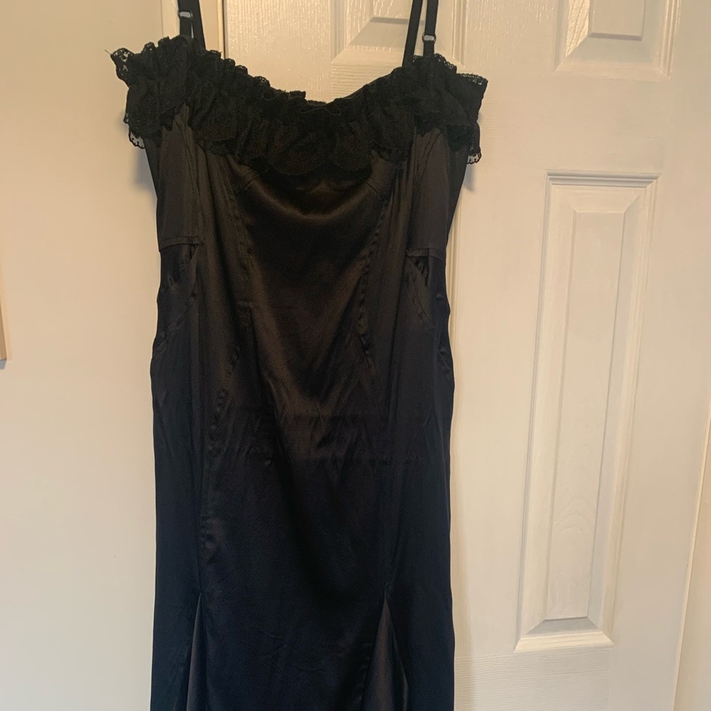 Dolce & Gabbana Black Slip Dress